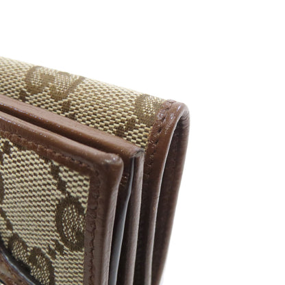 GUCCI Neo Classic Wallet The Hacker Project Balenciaga Collaboration Bifold Wallet with Coin Pocket Canvas LeatherLadies [Used]