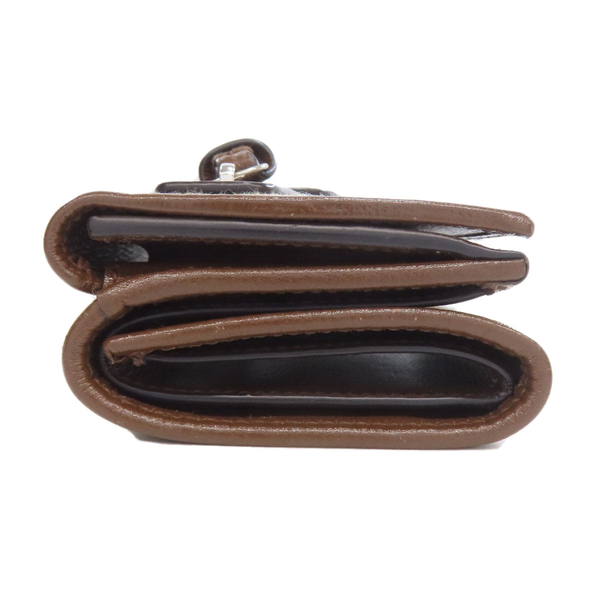 GUCCI Neo Classic Wallet The Hacker Project Balenciaga Collaboration Bifold Wallet with Coin Pocket Canvas LeatherLadies [Used]