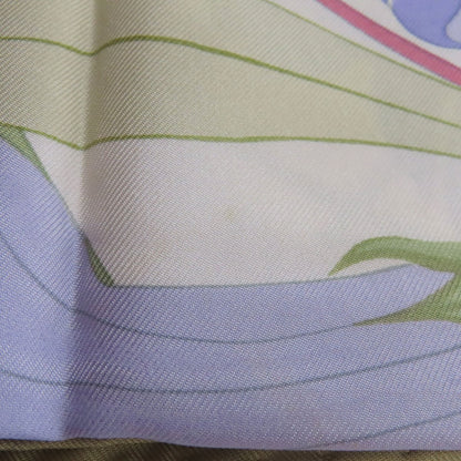 HERMES Carre90 Greek Flowers Scarf Silk Ladies [Used]