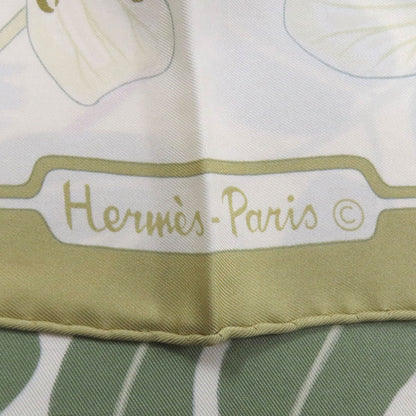 HERMES Carre90 Greek Flowers Scarf Silk Ladies [Used]