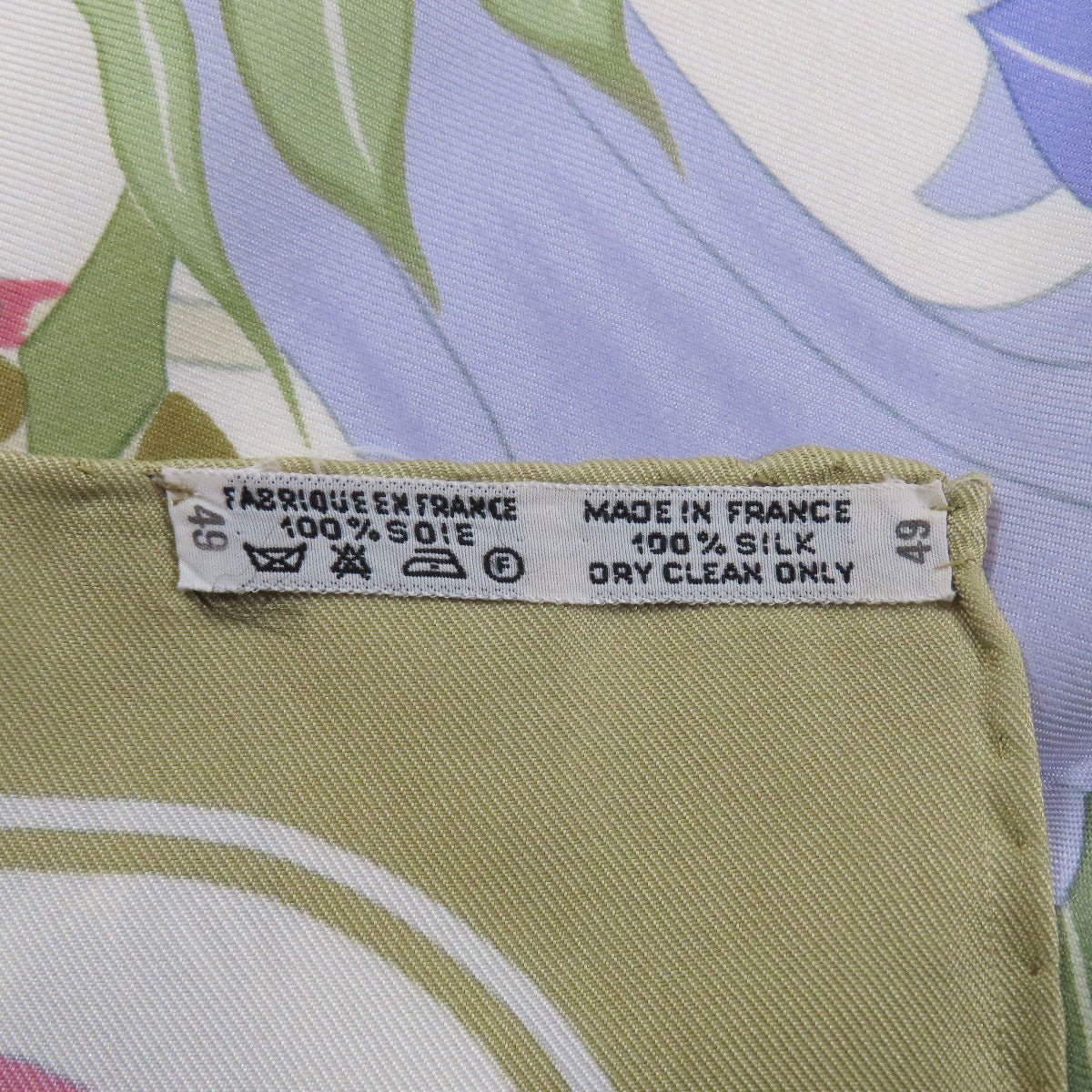 HERMES Carre90 Greek Flowers Scarf Silk Ladies [Used]