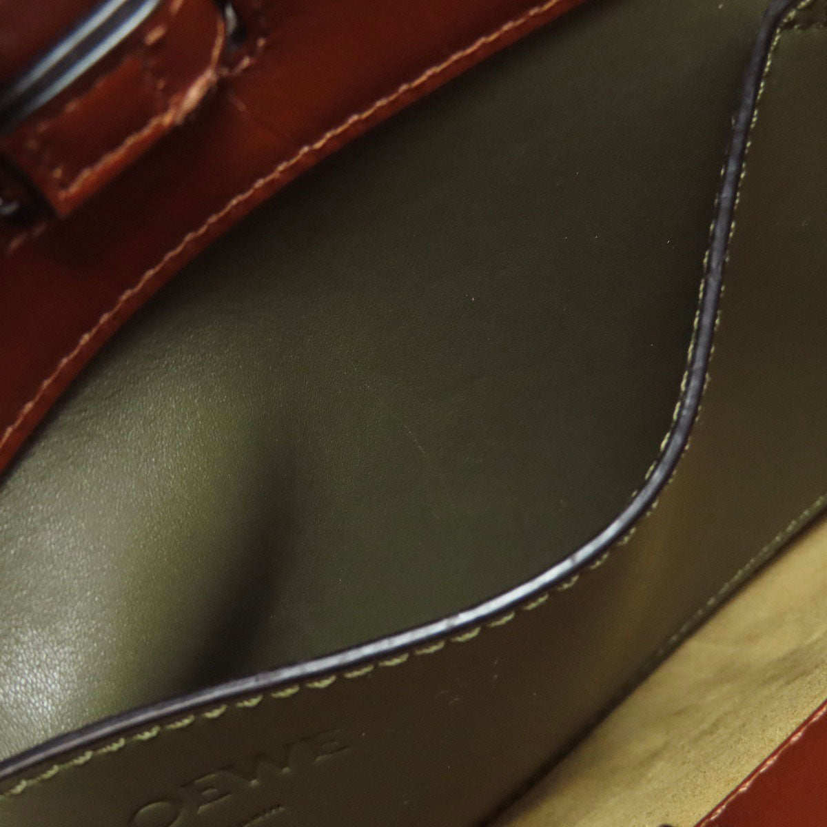 LOEWE Lazo Mini 2WAY Handbag Calf CanvasLadies [Used]