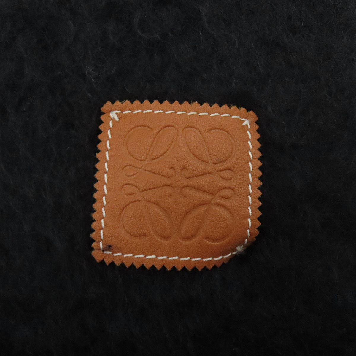 LOEWE anagram Scarf Moheya woolLadies [Used]