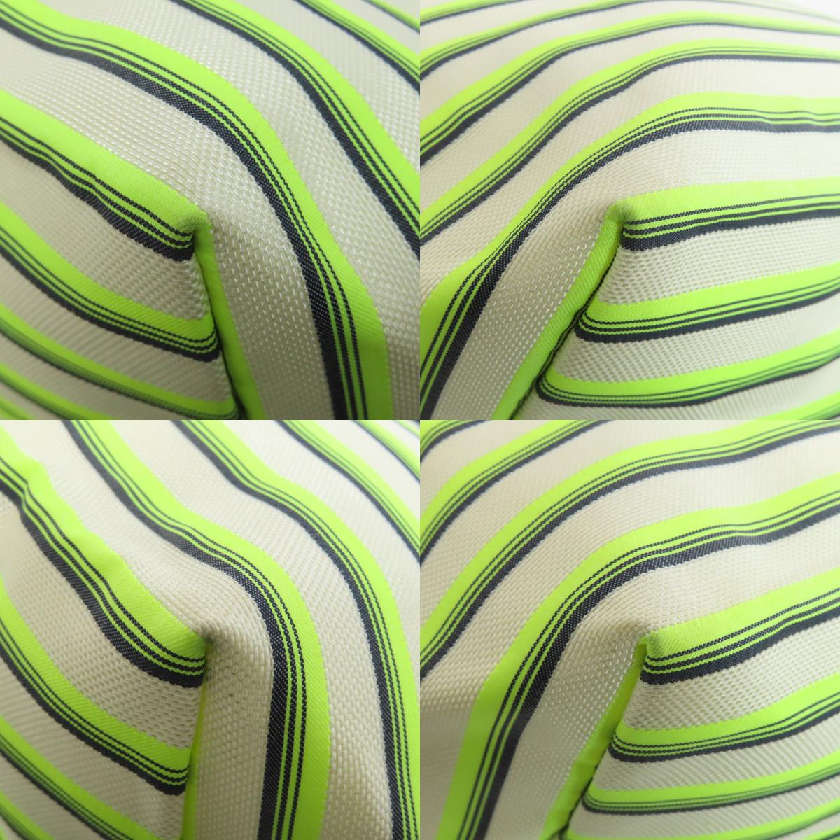 Longchamp Le Pliage Marinière Handbag Nylon canvas LeatherLadies [Used]