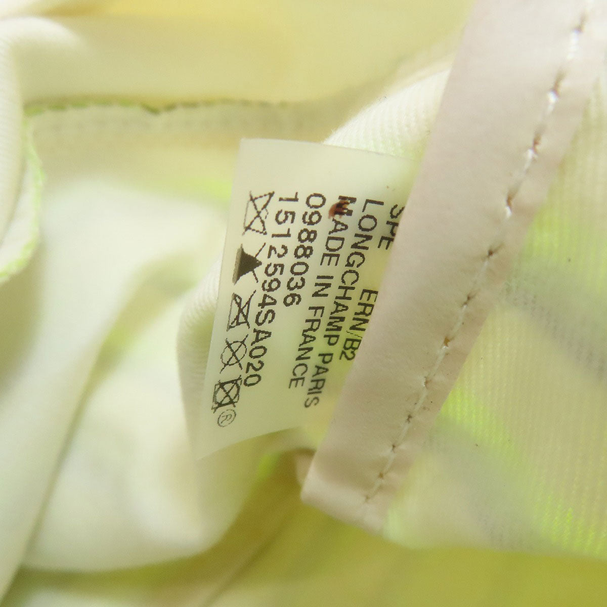 Longchamp Le Pliage Marinière Handbag Nylon canvas LeatherLadies [Used]