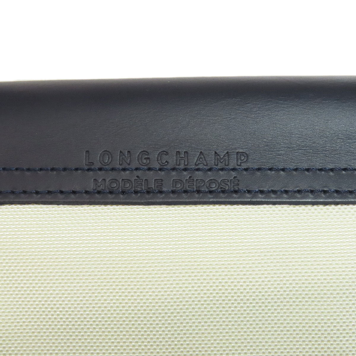 Longchamp Le Pliage Marinière Handbag Nylon canvas LeatherLadies [Used]