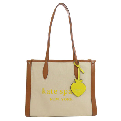 kate spade spade charm Tote Bag Canvas LeatherLadies [Used]
