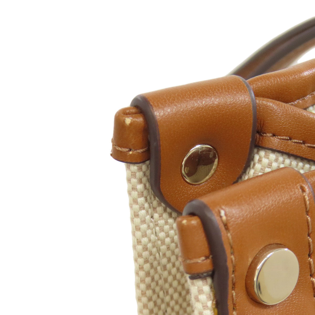 kate spade spade charm Tote Bag Canvas LeatherLadies [Used]