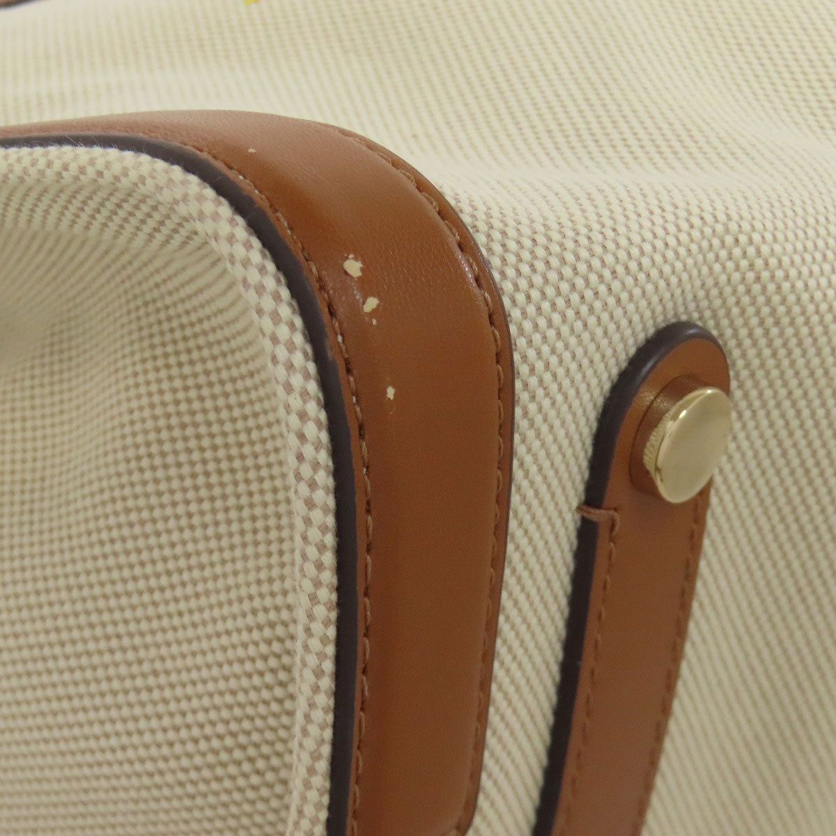 kate spade spade charm Tote Bag Canvas LeatherLadies [Used]