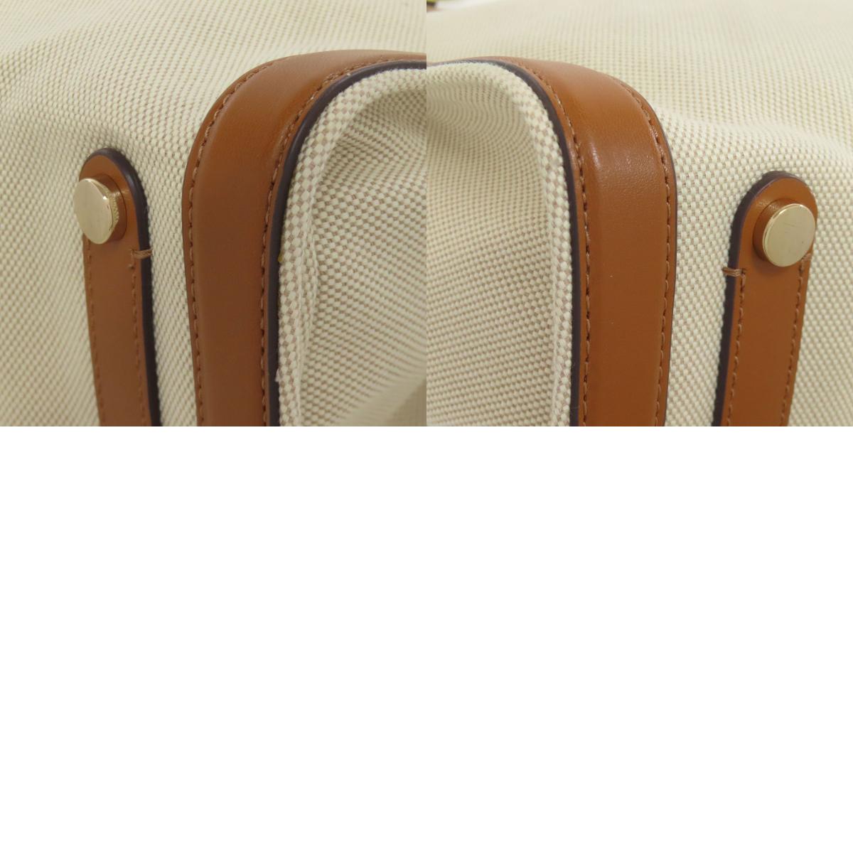 kate spade spade charm Tote Bag Canvas LeatherLadies [Used]