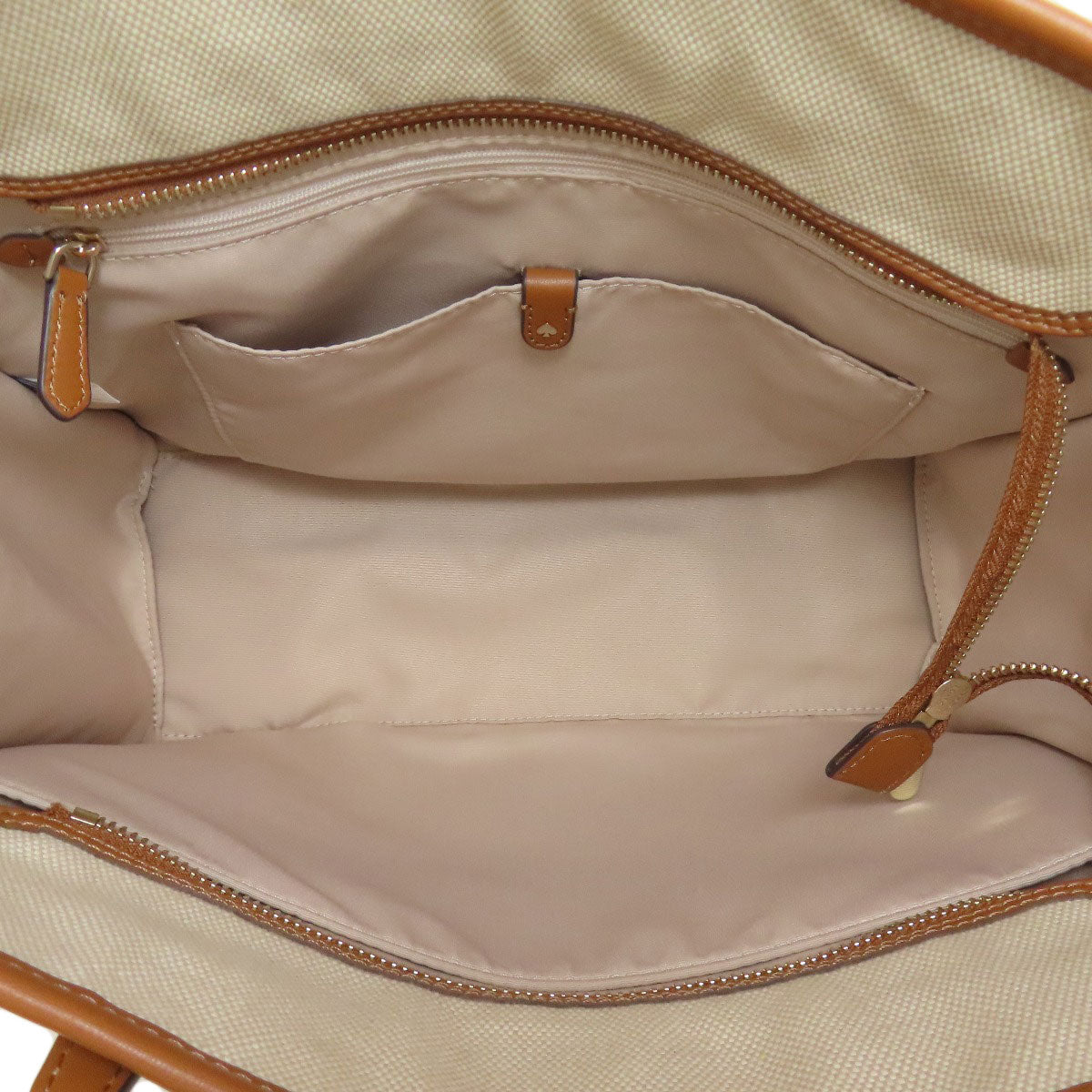 kate spade spade charm Tote Bag Canvas LeatherLadies [Used]