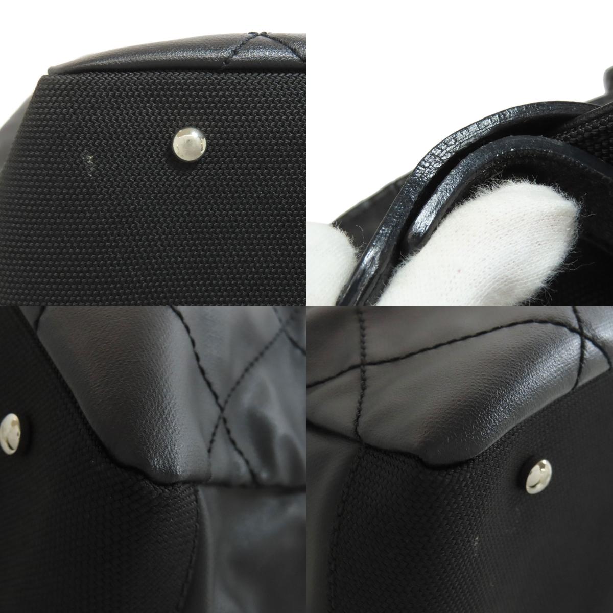 CHANEL Pavilion Ritz MM SilverHardware Tote Bag Calf Ladies [Used]