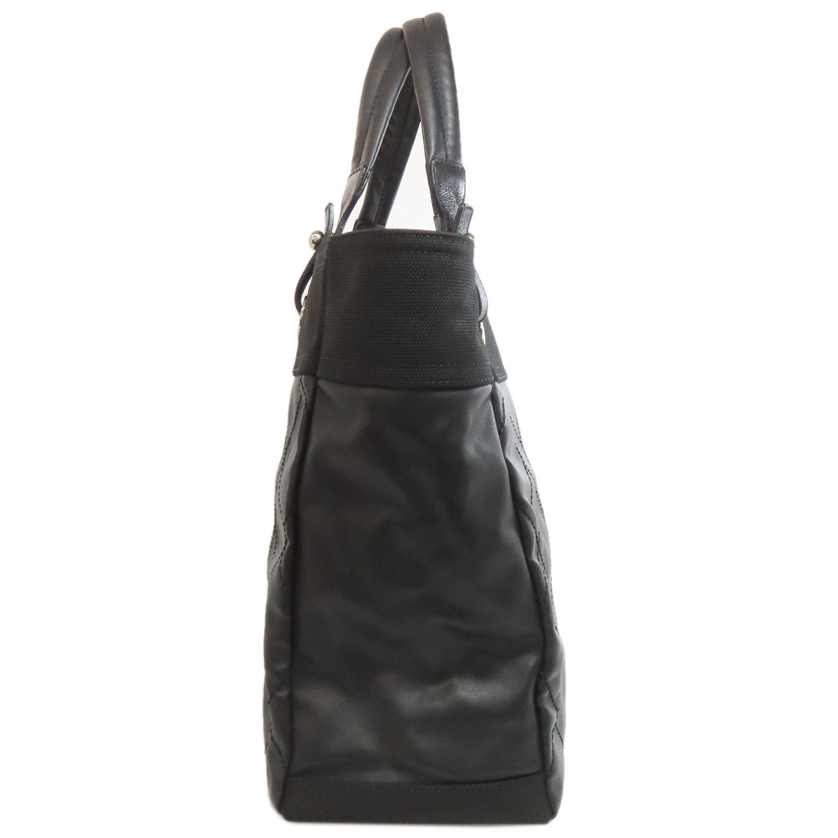 CHANEL Pavilion Ritz MM SilverHardware Tote Bag Calf Ladies [Used]