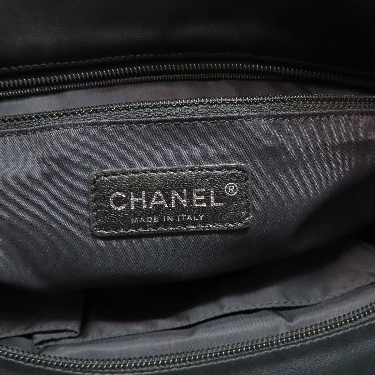 CHANEL Pavilion Ritz MM SilverHardware Tote Bag Calf Ladies [Used]