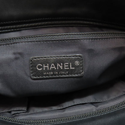 CHANEL Pavilion Ritz MM SilverHardware Tote Bag Calf Ladies [Used]