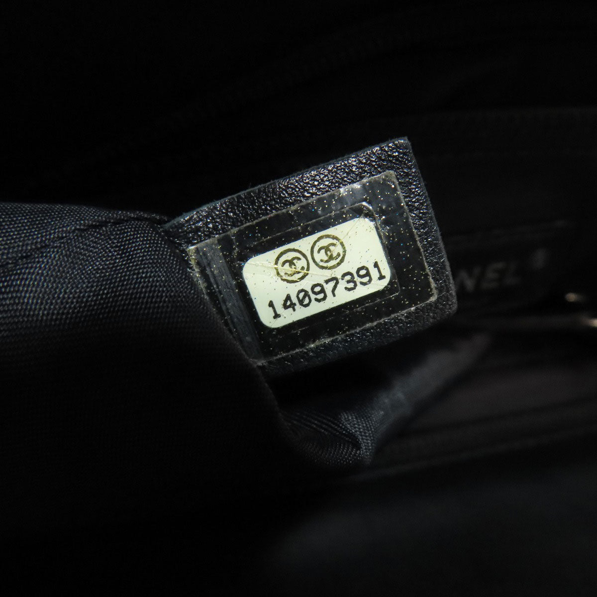 CHANEL Pavilion Ritz MM SilverHardware Tote Bag Calf Ladies [Used]