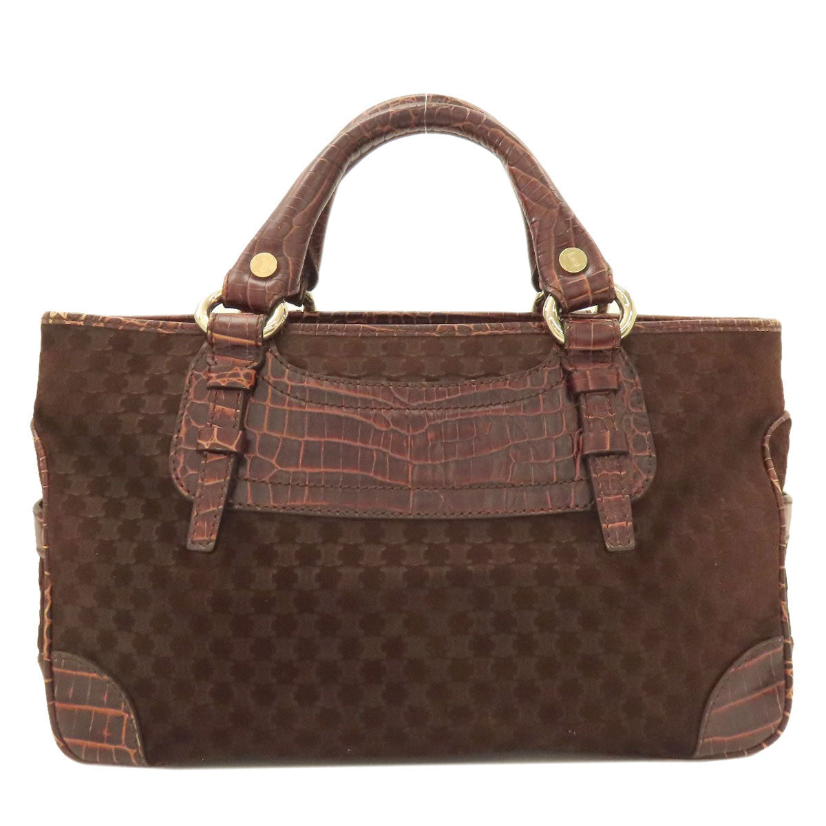 CELINE Boogie bag Handbag Suede Ladies [Used]