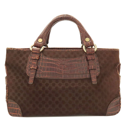 CELINE Boogie bag Handbag Suede Ladies [Used]
