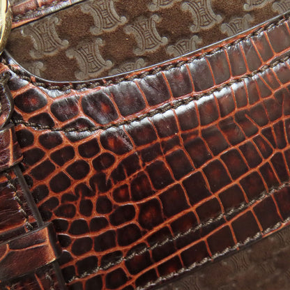 CELINE Boogie bag Handbag Suede Ladies [Used]