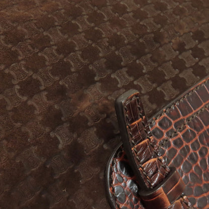 CELINE Boogie bag Handbag Suede Ladies [Used]