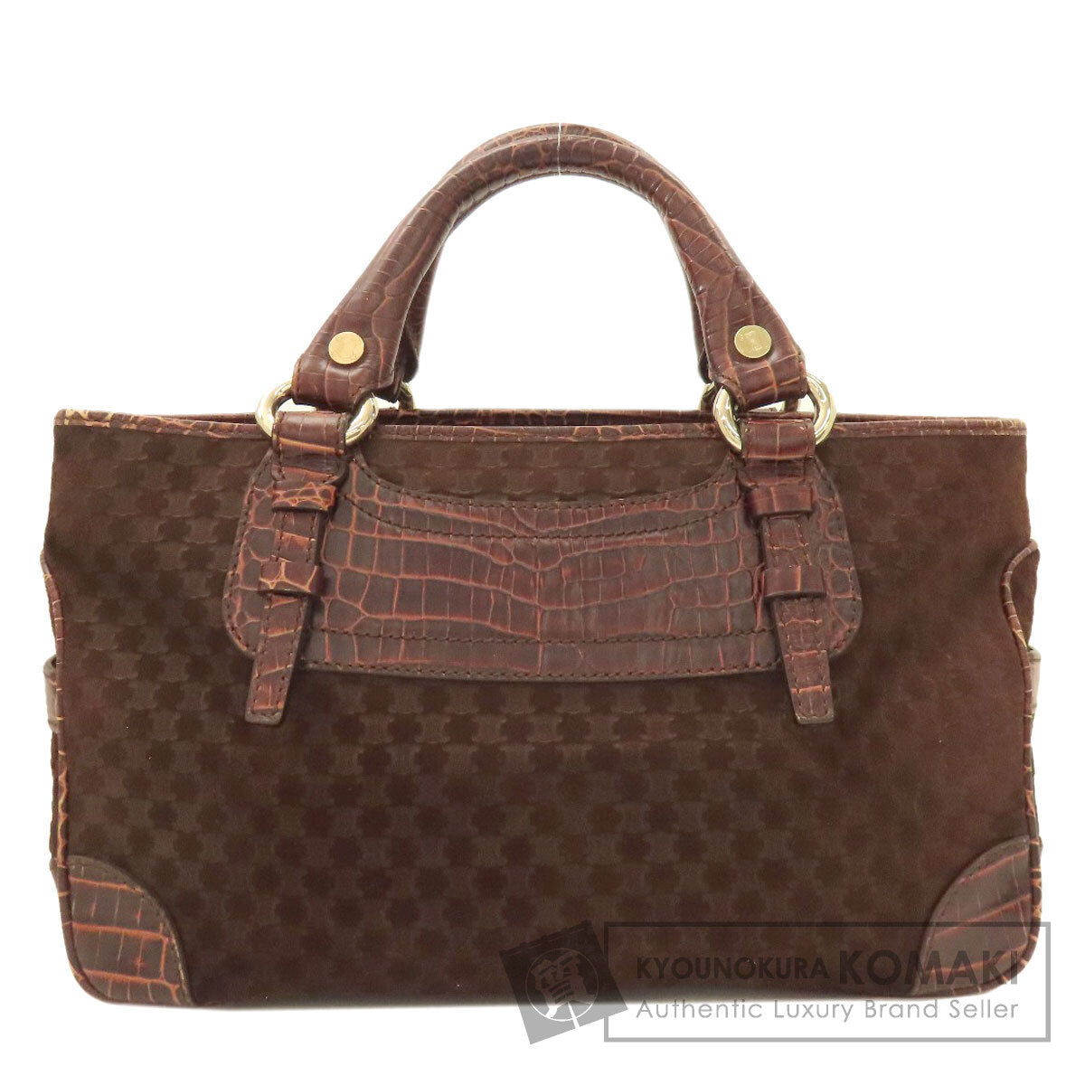 CELINE Boogie bag Handbag Suede Ladies [Used]