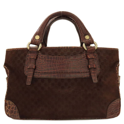 CELINE Boogie bag Handbag Suede Ladies [Used]