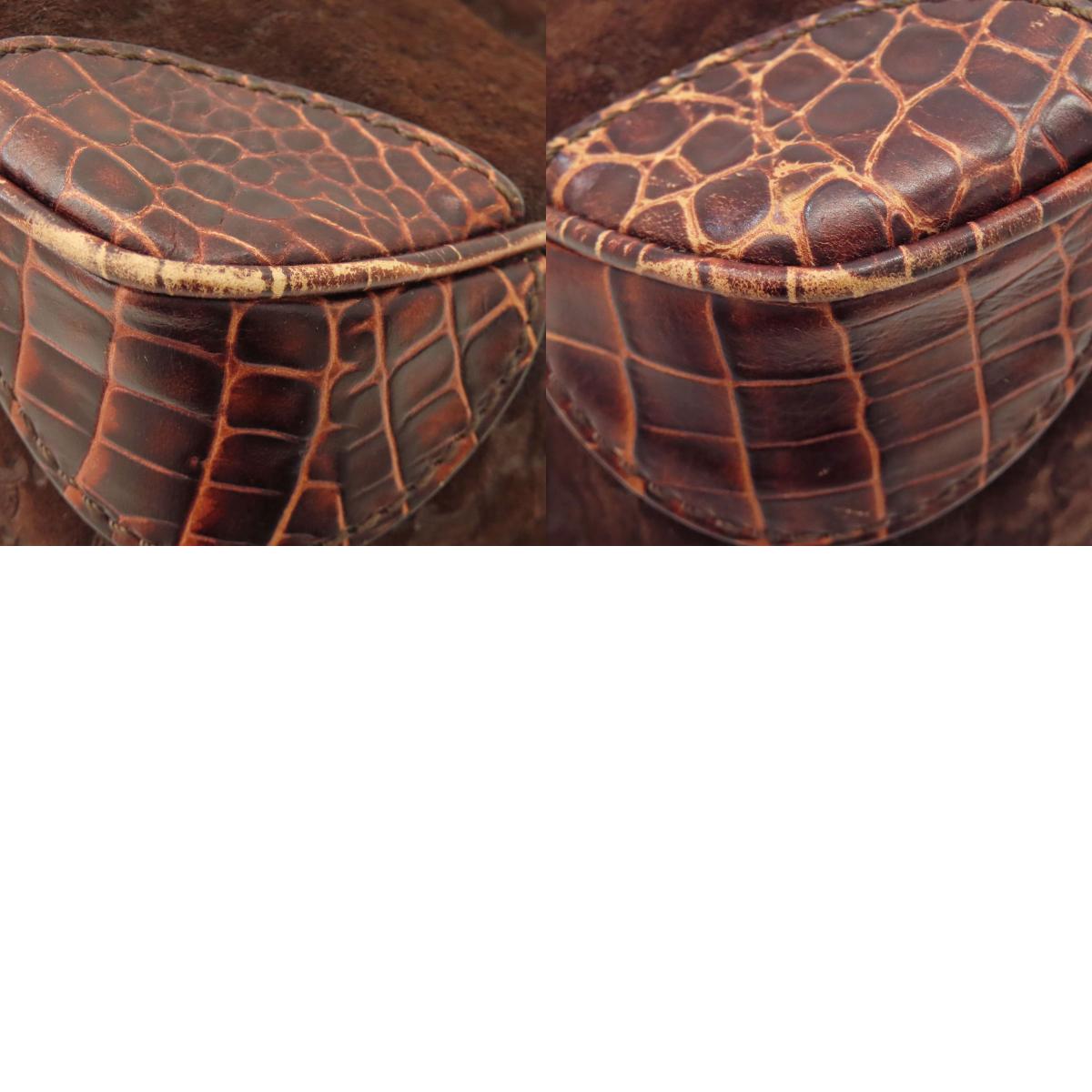 CELINE Boogie bag Handbag Suede Ladies [Used]