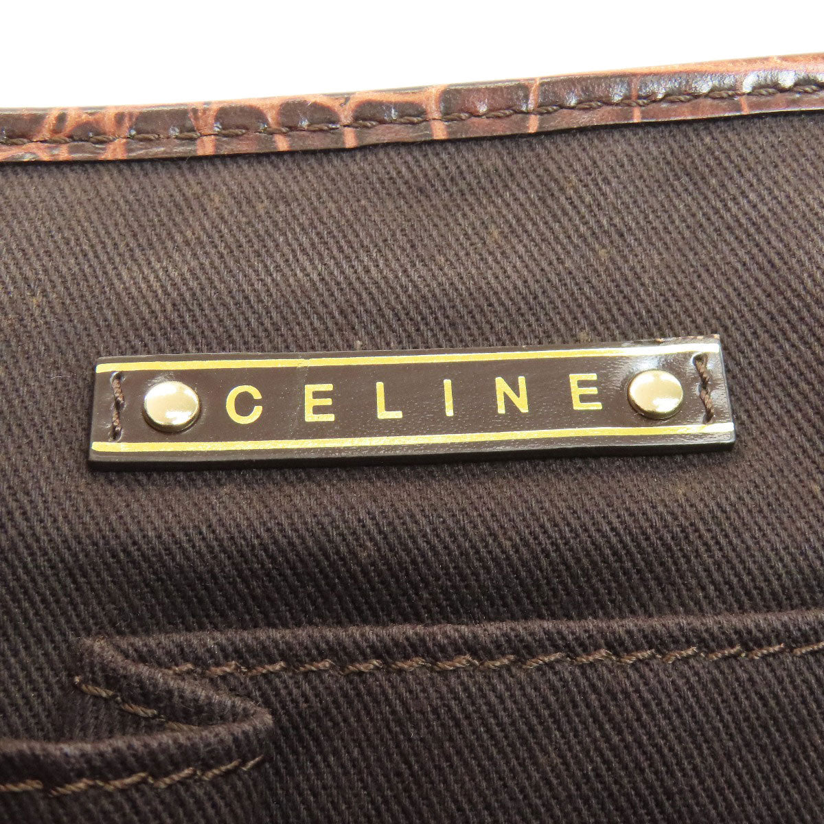 CELINE Boogie bag Handbag Suede Ladies [Used]