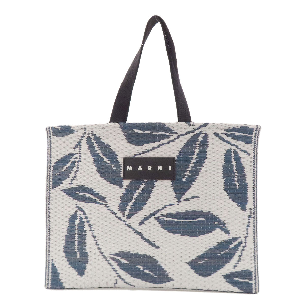 MARNI Folding tote bag with plant pattern Tote Bag polypropylene Ladies [Used]
