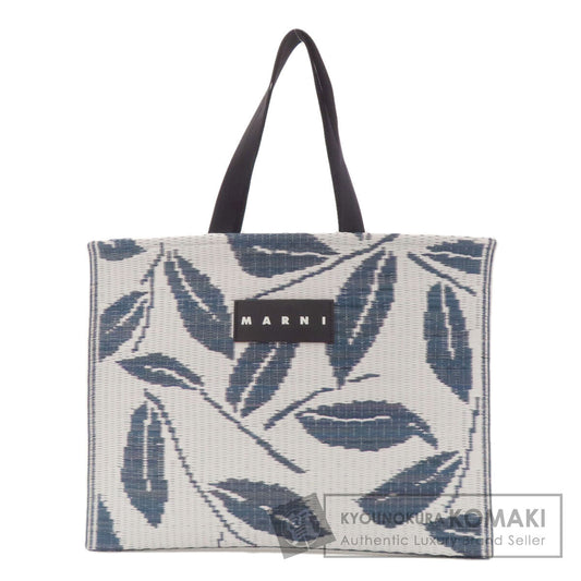 MARNI Folding tote bag with plant pattern Tote Bag polypropylene Ladies [Used]