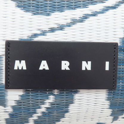 MARNI Folding tote bag with plant pattern Tote Bag polypropylene Ladies [Used]