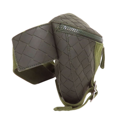 BOTTEGA VENETA New Lover Intrecciato body bag Rubber CanvasLadies [Used]