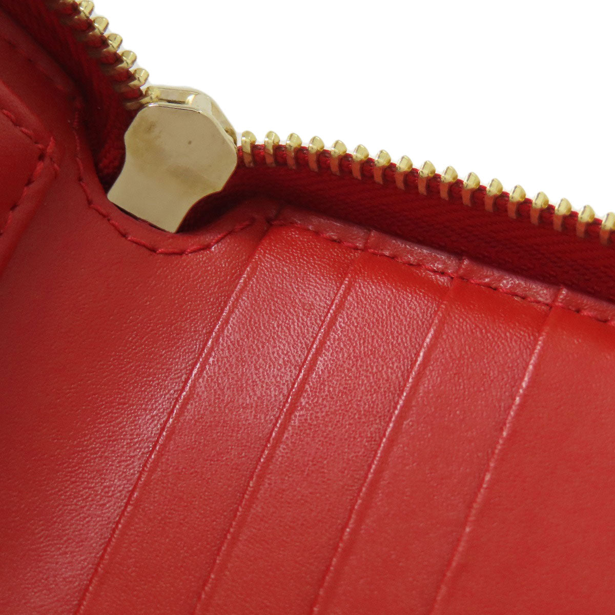 Salvatore Ferragamo GanciniHardware Bifold Wallet with Coin Pocket Leather Ladies [Used]