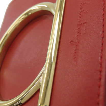 Salvatore Ferragamo GanciniHardware Bifold Wallet with Coin Pocket Leather Ladies [Used]