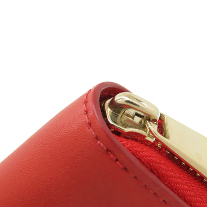 Salvatore Ferragamo GanciniHardware Bifold Wallet with Coin Pocket Leather Ladies [Used]