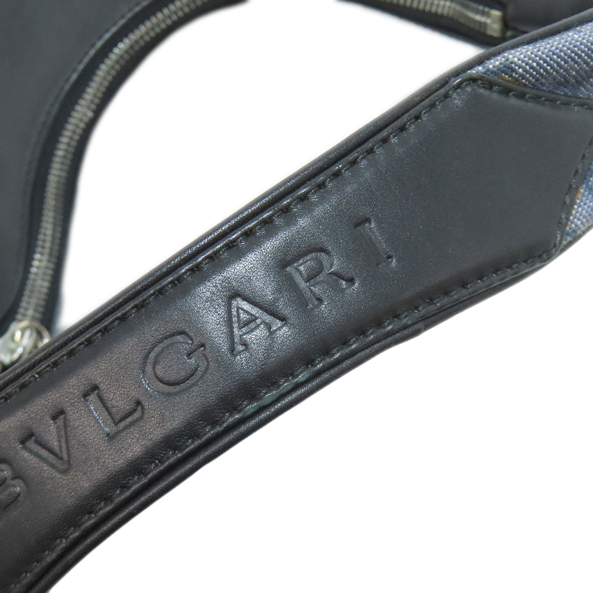 BVLGARI one belt logomania Shoulder Bag Canvas CalfLadies [Used]