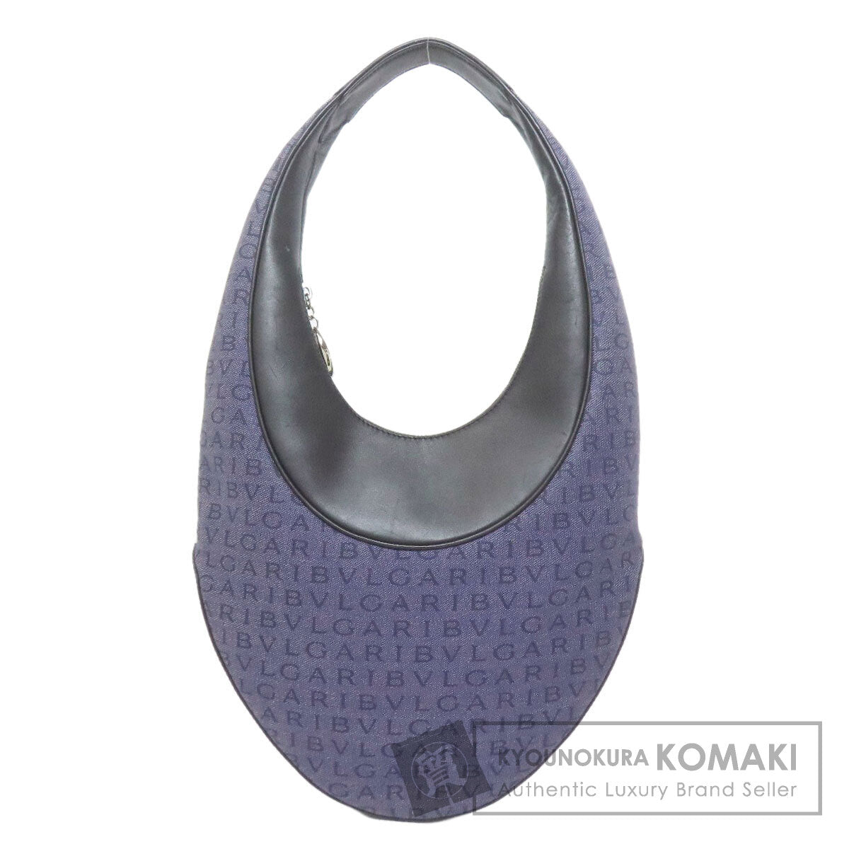 BVLGARI one belt logomania Shoulder Bag Canvas CalfLadies [Used]