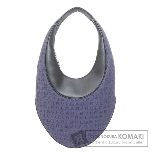 BVLGARI one belt logomania Shoulder Bag Canvas CalfLadies [Used]