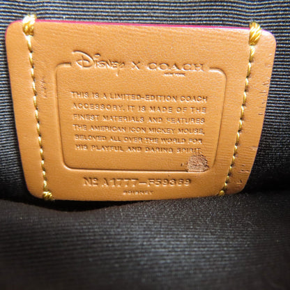 COACH F59369 Mickey collaboration Shoulder Bag Calf Ladies [Used]