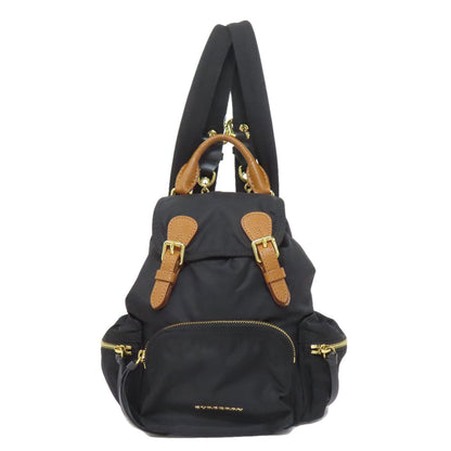 BURBERRY logo Backpack Â· Daypack Nylon LeatherLadies [Used]