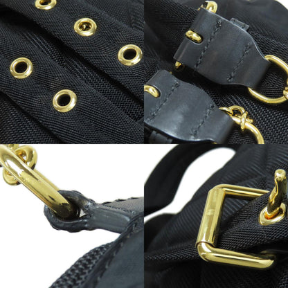 BURBERRY logo Backpack Â· Daypack Nylon LeatherLadies [Used]