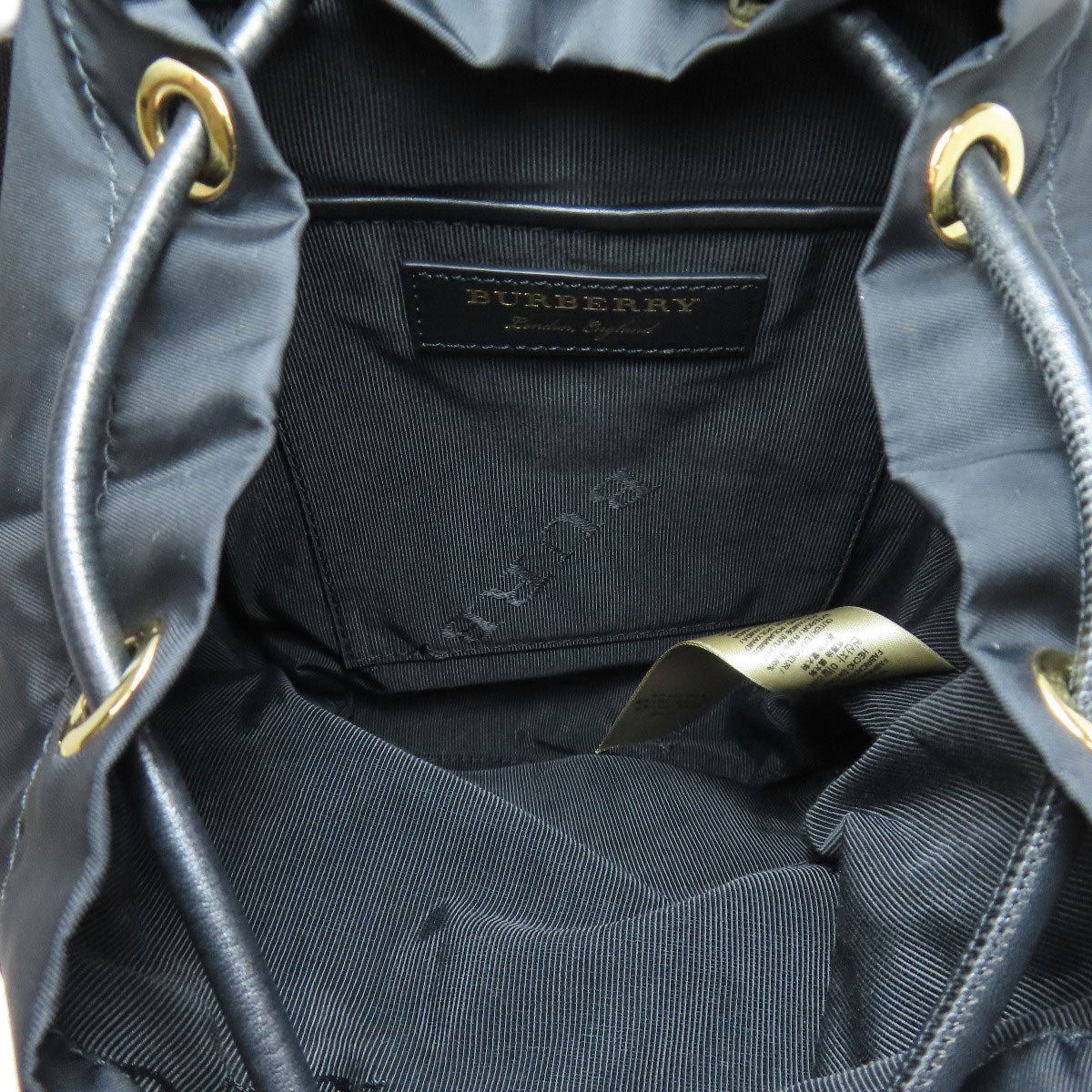 BURBERRY logo Backpack Â· Daypack Nylon LeatherLadies [Used]