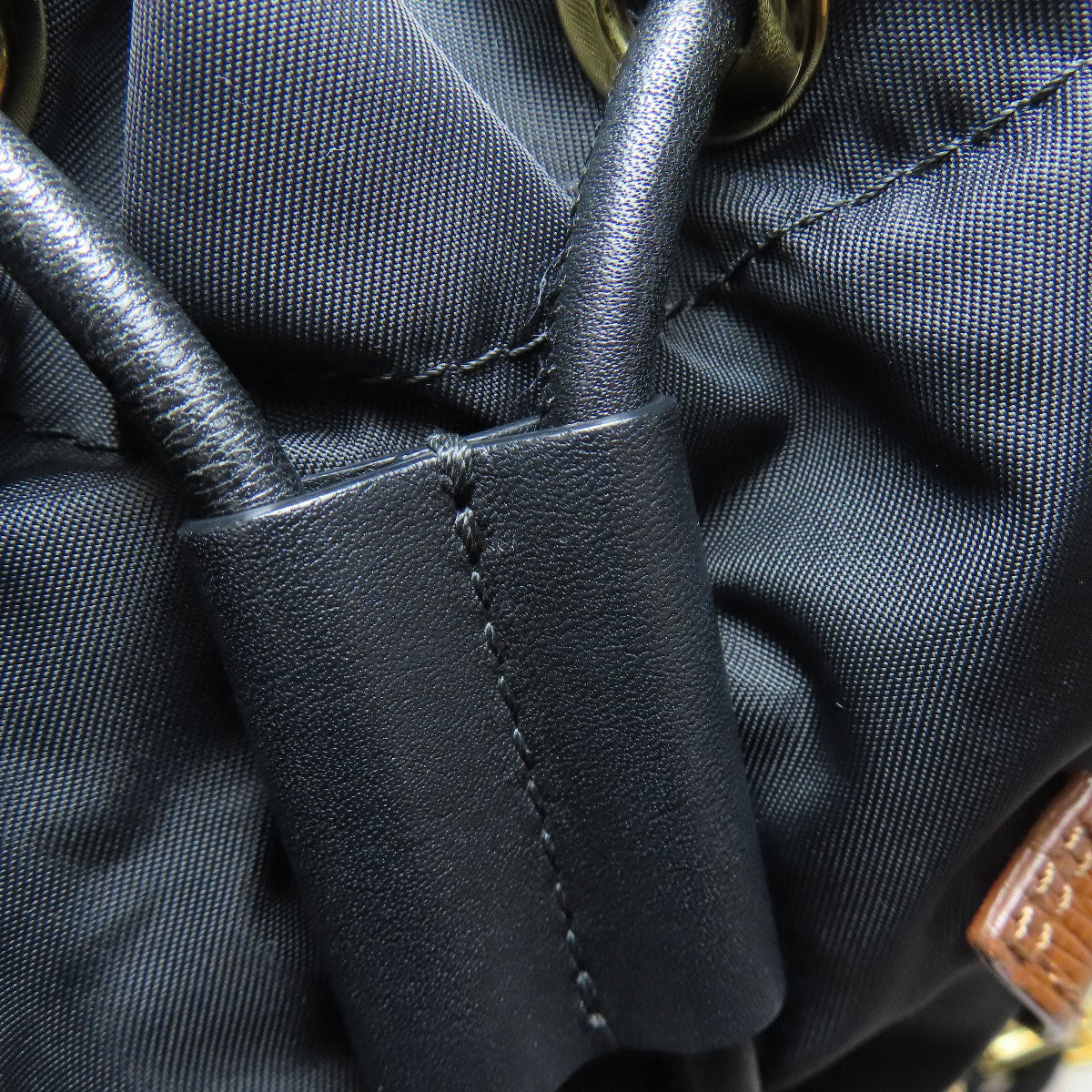 BURBERRY logo Backpack Â· Daypack Nylon LeatherLadies [Used]