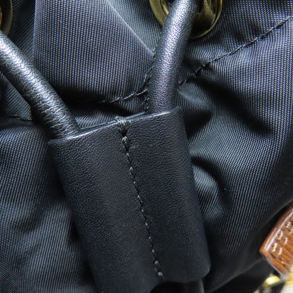 BURBERRY logo Backpack Â· Daypack Nylon LeatherLadies [Used]