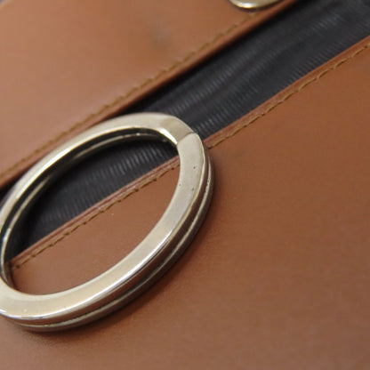 Dunhill logo Card Case Leather Ladies [Used]