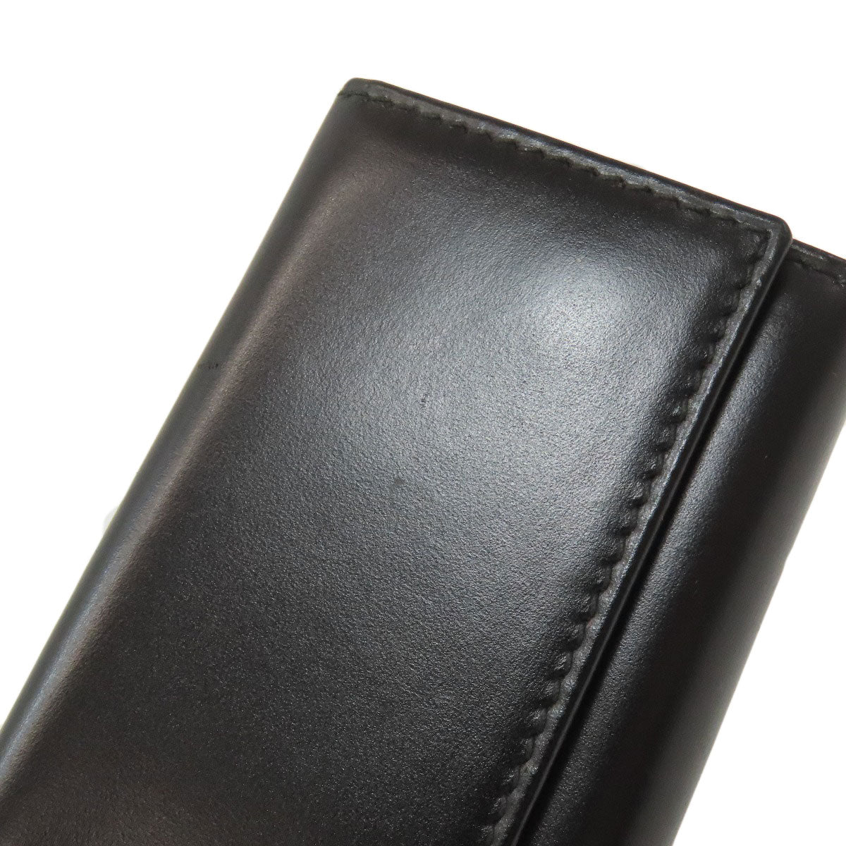 Dunhill logo Card Case Leather Ladies [Used]