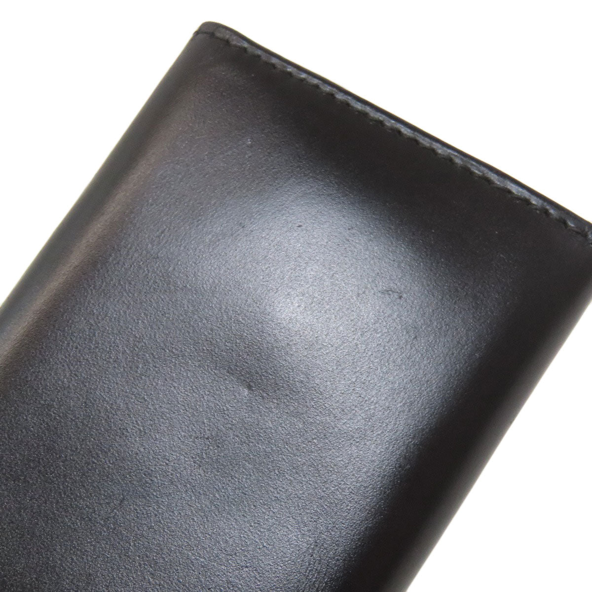 Dunhill logo Card Case Leather Ladies [Used]