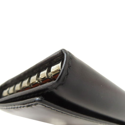 Dunhill logo Card Case Leather Ladies [Used]