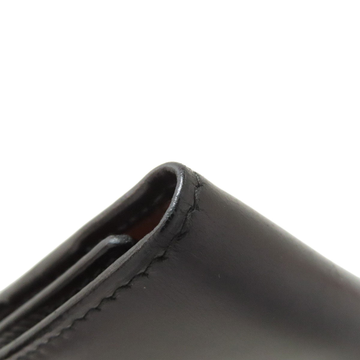 Dunhill logo Card Case Leather Ladies [Used]