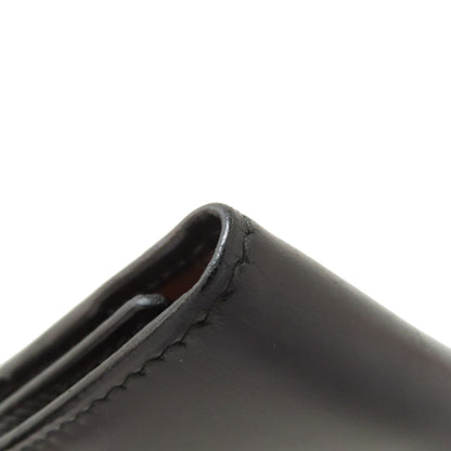 Dunhill logo Card Case Leather Ladies [Used]